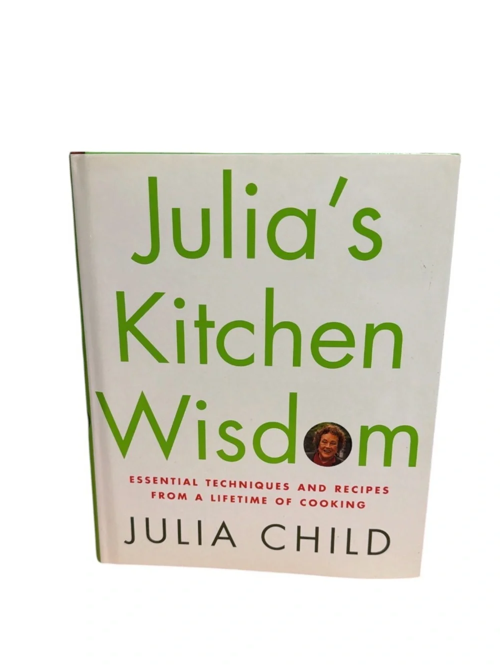 Julia's Kitchen Wisdom Cookbook - White with Green Text